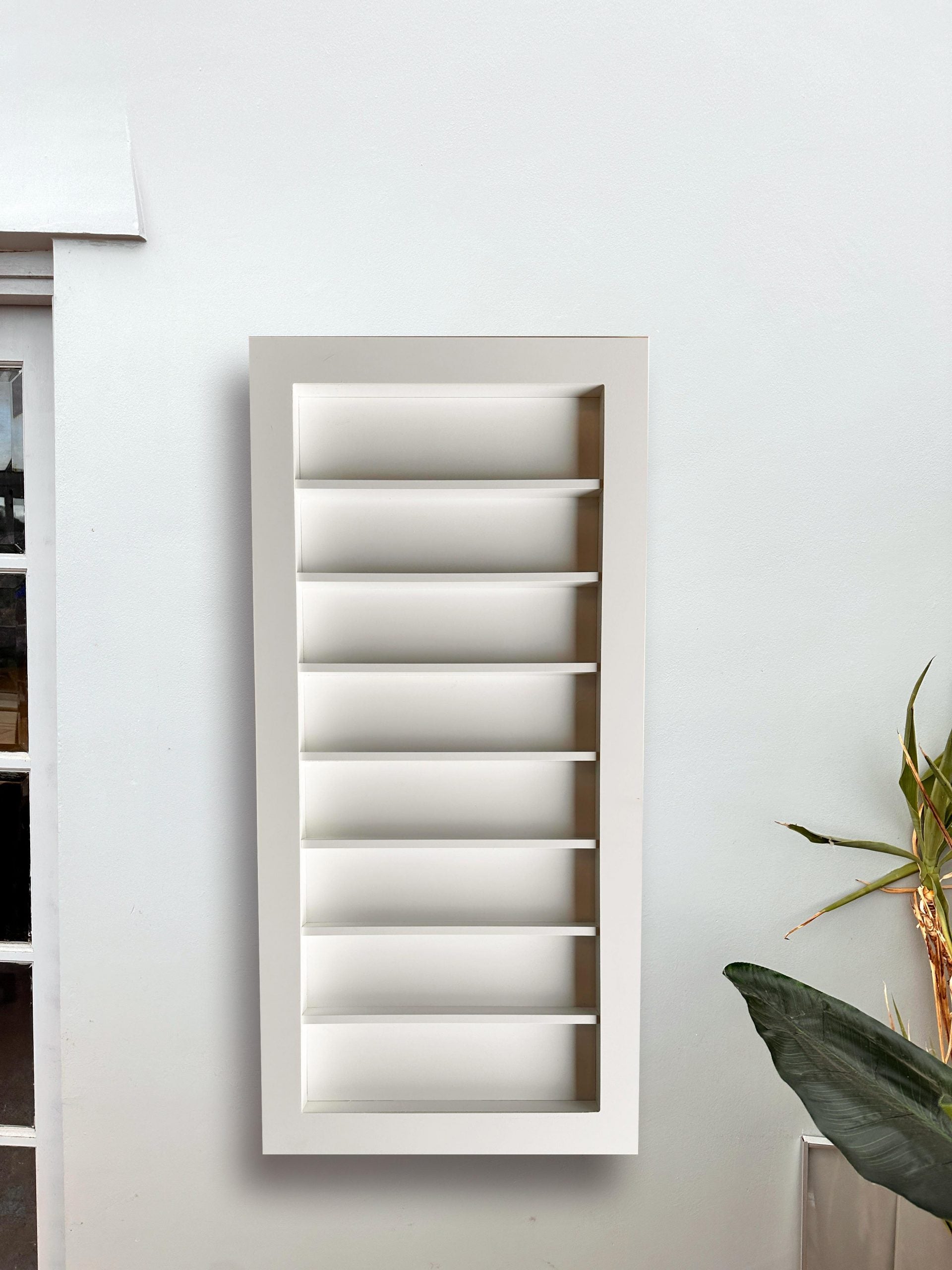 Wall Mounted Nail Polish Rack Slimline Portrait – Salon Shelves